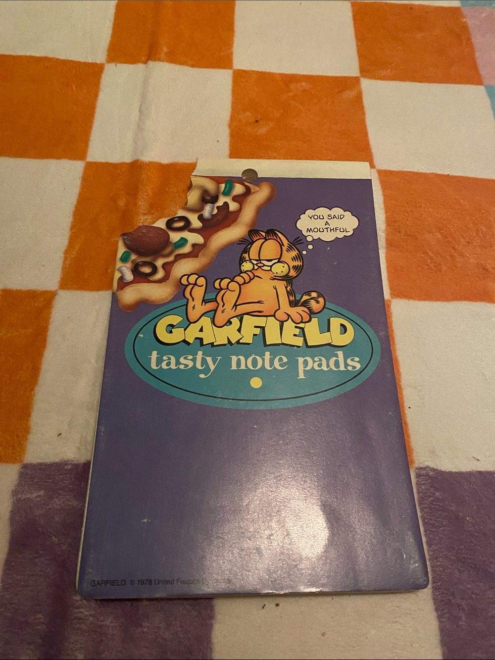 1978 Garfield Notepad